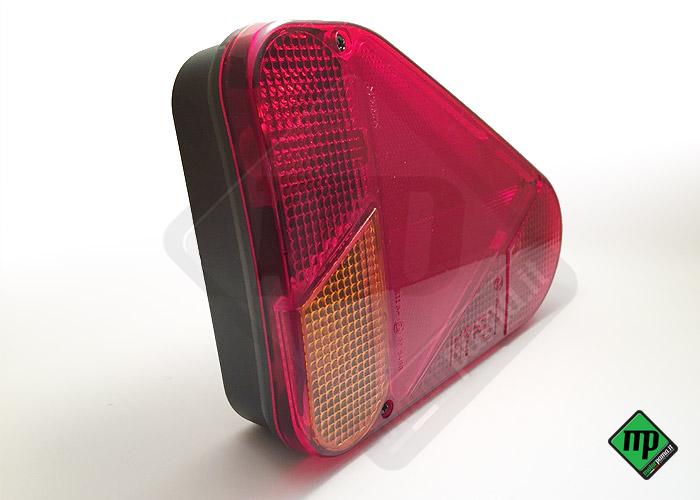 Fanale di posizione sx verticale con triangolo - carrello - rimorchio modello 650F - 750F - PT6 - TMF25 - 750T - TMF - immagine 2