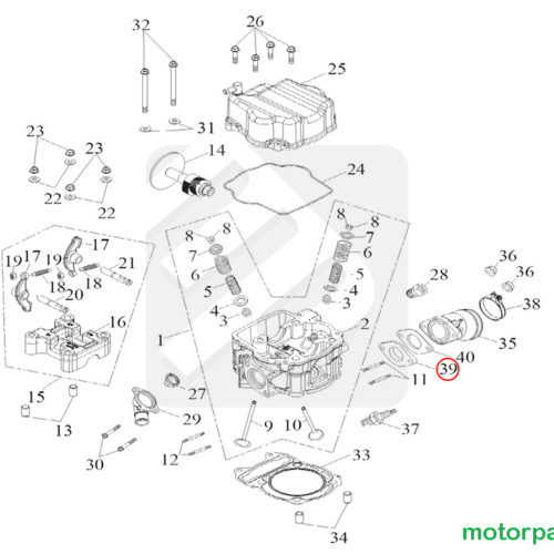 piastra distanziale Access 14712-E10-002 (2)