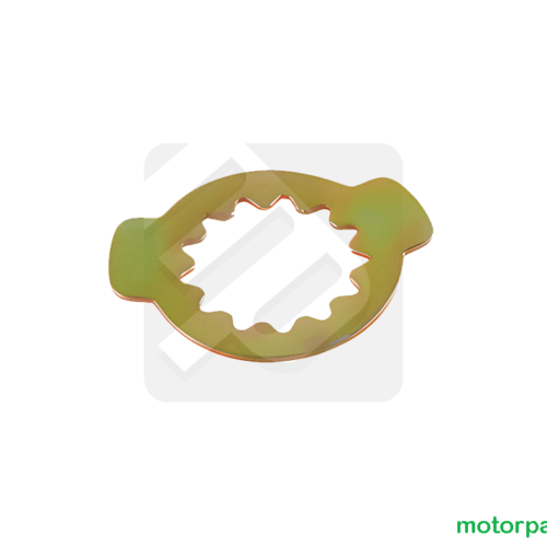 Piastrina con rondella di sicurezza per pignone moto originale Benelli