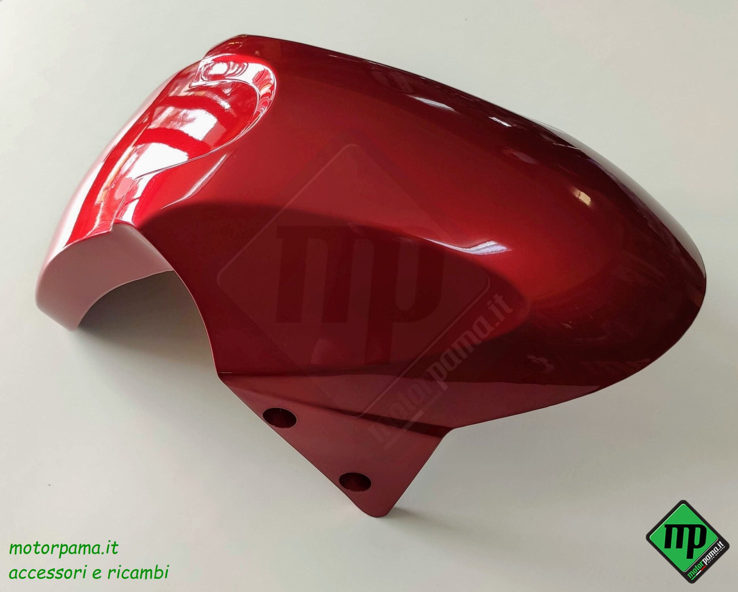 Parafango anteriore Rosso racing per Kymco Dink, B&W - immagine 2