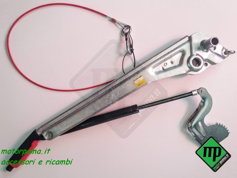 Leva freno a mano repulsore per carrello rimorchio 161s - 251s - immagine 2