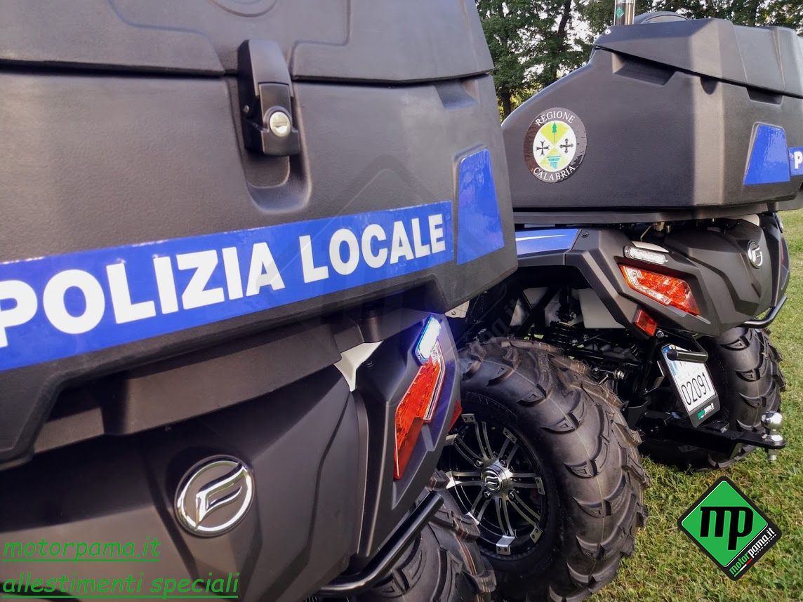 QUADRICICLO C-FORCE 550 EFI 4X4 PASSO LUNGO ALLESTITO POLIZIA LOCALE - immagine 4