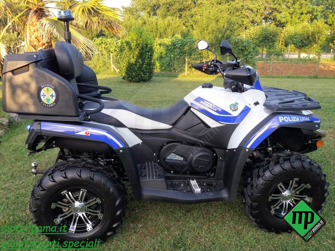 QUADRICICLO C-FORCE 550 EFI 4X4 PASSO LUNGO ALLESTITO POLIZIA LOCALE - immagine 7