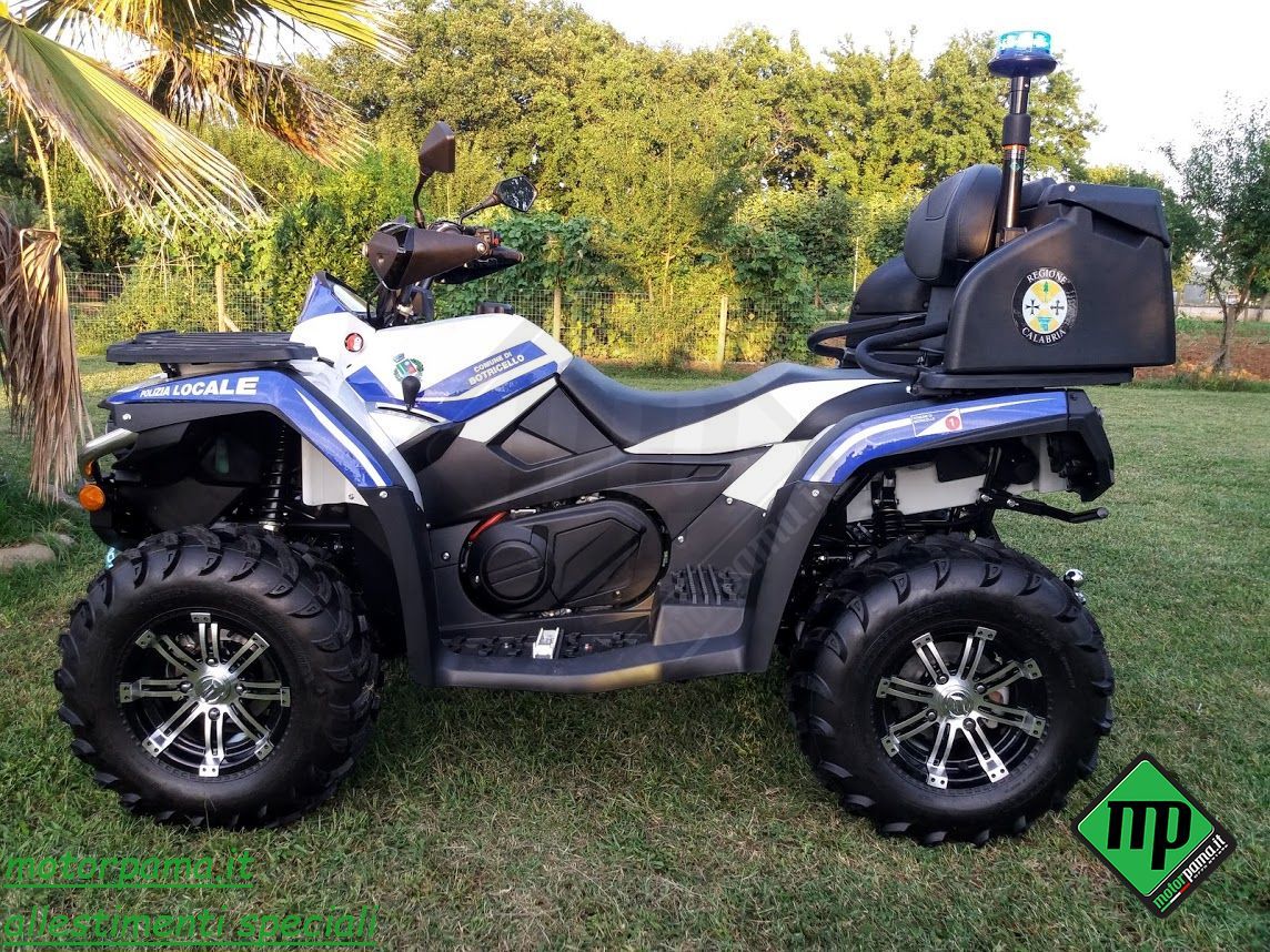 QUADRICICLO C-FORCE 550 EFI 4X4 PASSO LUNGO ALLESTITO POLIZIA LOCALE - immagine 10