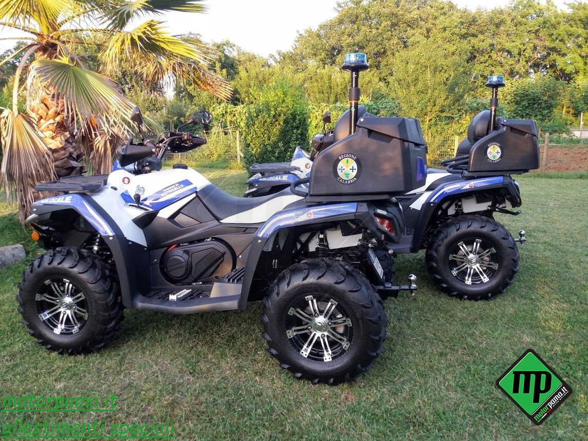 QUADRICICLO C-FORCE 550 EFI 4X4 PASSO LUNGO ALLESTITO POLIZIA LOCALE - immagine 13