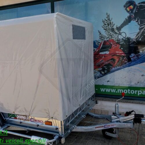 Centina con telo pvc copertura Cresci PT7CE - PT7C