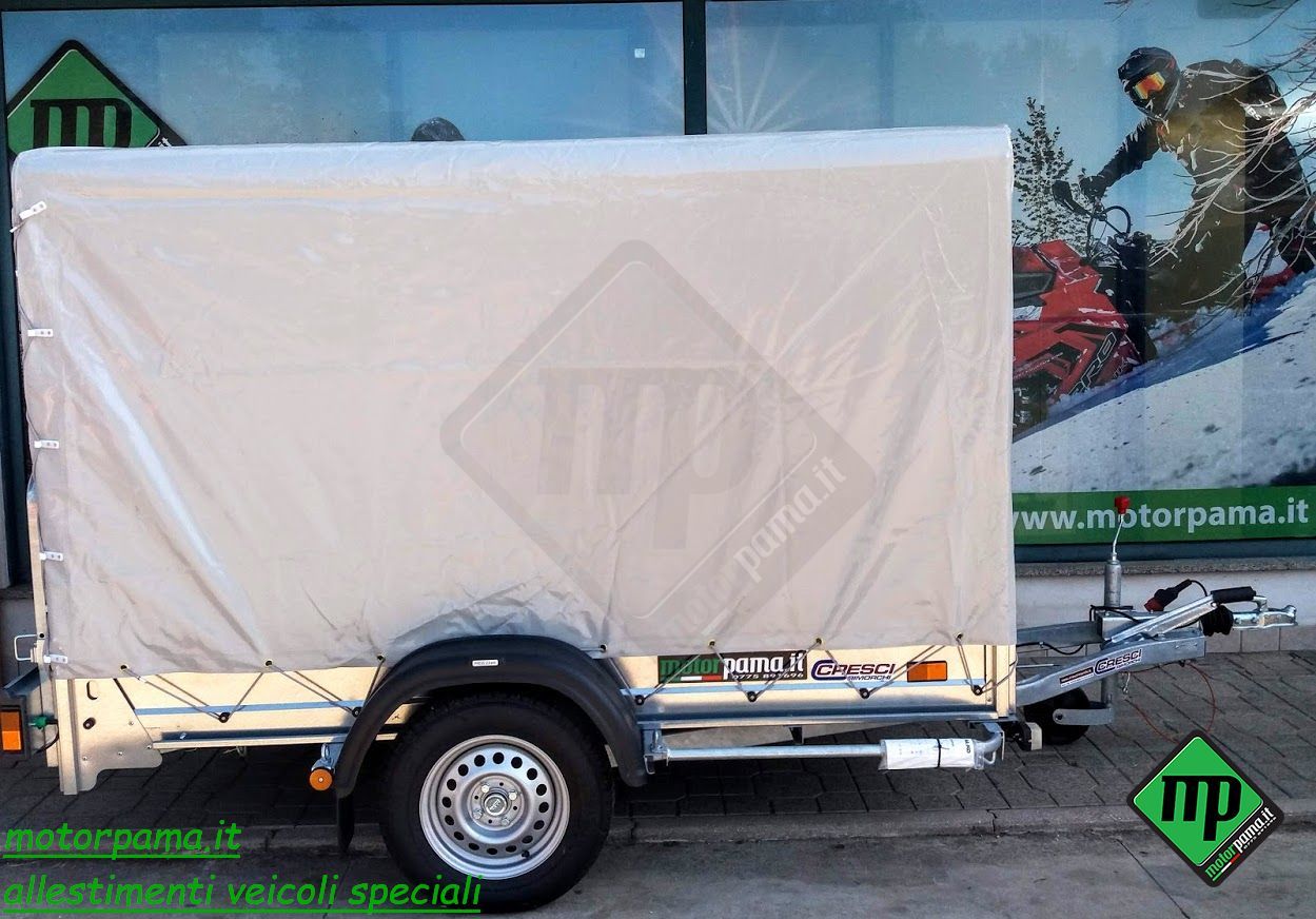 Centina con telo pvc copertura Cresci PT7CE - PT7C - immagine 2