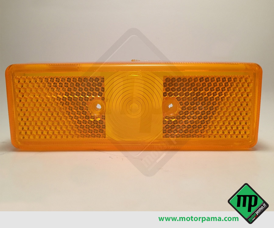 Trasparente / vetro per fanalino ingombro laterale arancio Radex carrelli e rimorchi