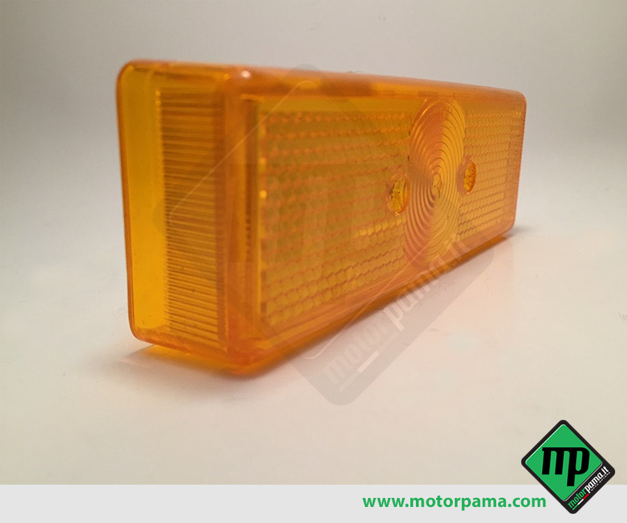 Trasparente / vetro per fanalino ingombro laterale arancio Radex carrelli e rimorchi - immagine 2