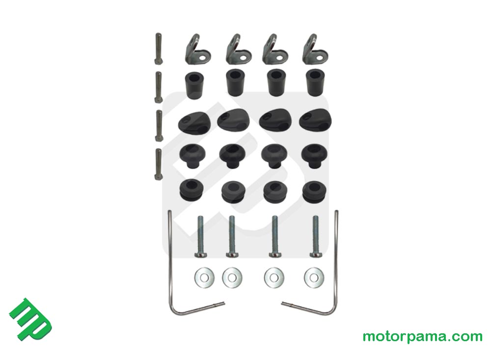 Kit attacco parabrezza Isotta per FLIPPER / MBK WHI / YAMAHA - immagine 2