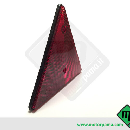 Catarifrangente triangolare rosso per rimorchio