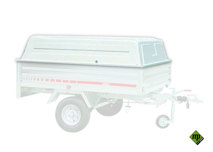 Copertura in ABS per rimorchio carrello Cresci rimorchi PT6F