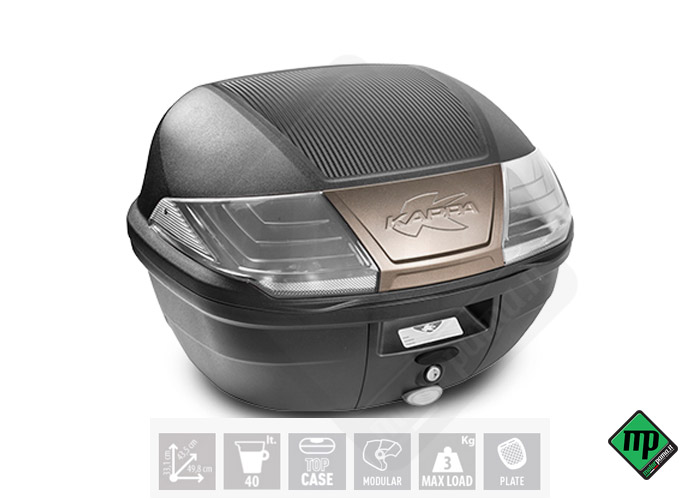 K400NT bauletto nero 40 Lt