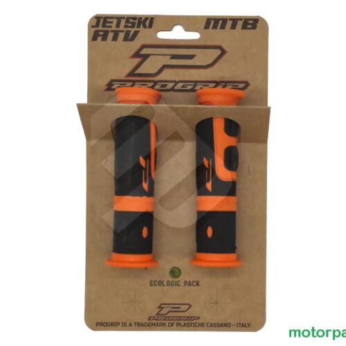 Manopole Progrip QUAD / MTB Arancioni/ Nero