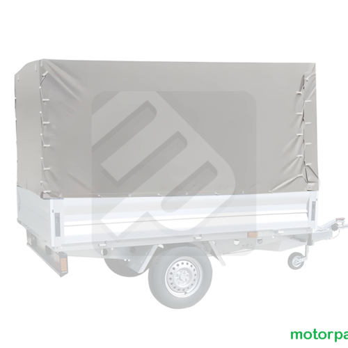 Centinatura con telo PVC carrello Cresci Rimorchi C10L
