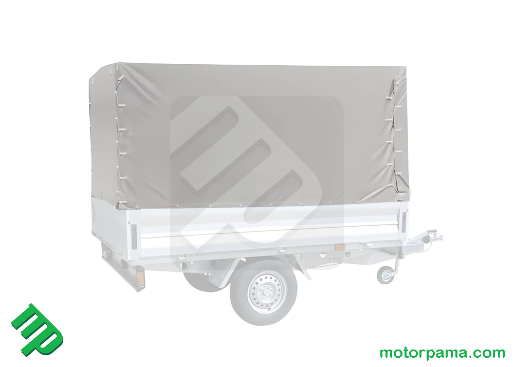 Centinatura con telo PVC carrello Cresci Rimorchi C10L