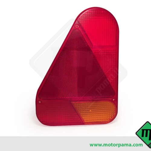 Trasparente / vetro per fanale di posizione SX verticale aj-ba con triangolo per tipo fp.72