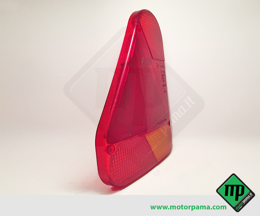 Trasparente / vetro per fanale di posizione SX verticale aj-ba con triangolo per tipo fp.72 - immagine 2