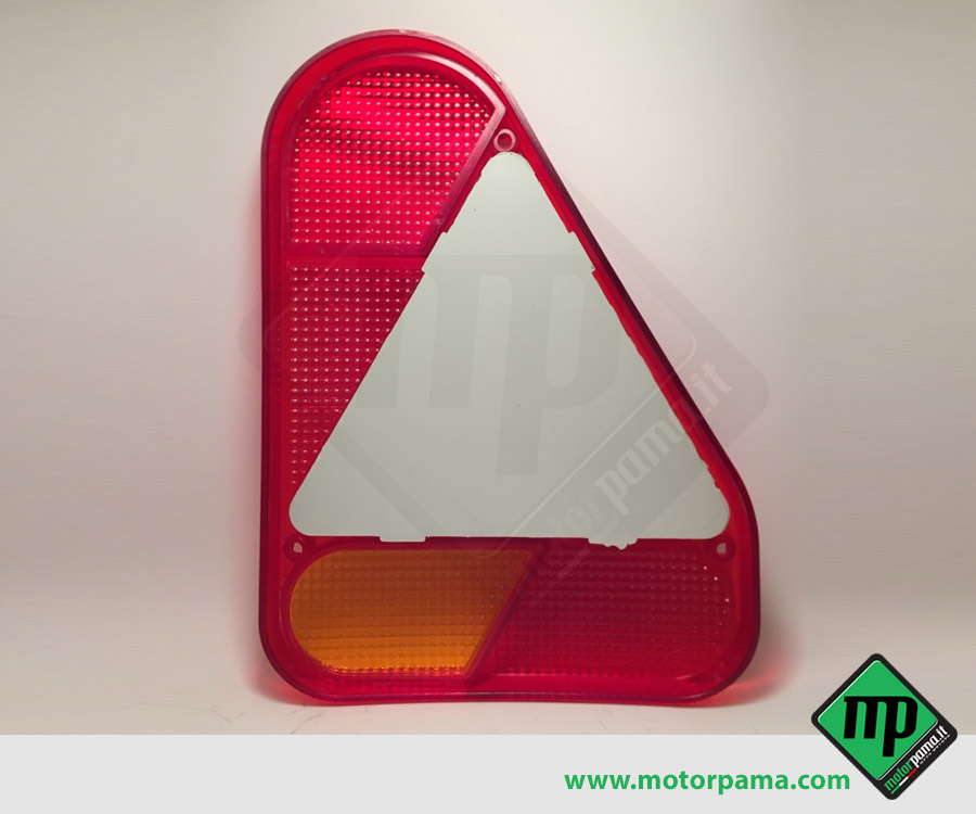 Trasparente / vetro per fanale di posizione SX verticale aj-ba con triangolo per tipo fp.72 - immagine 4
