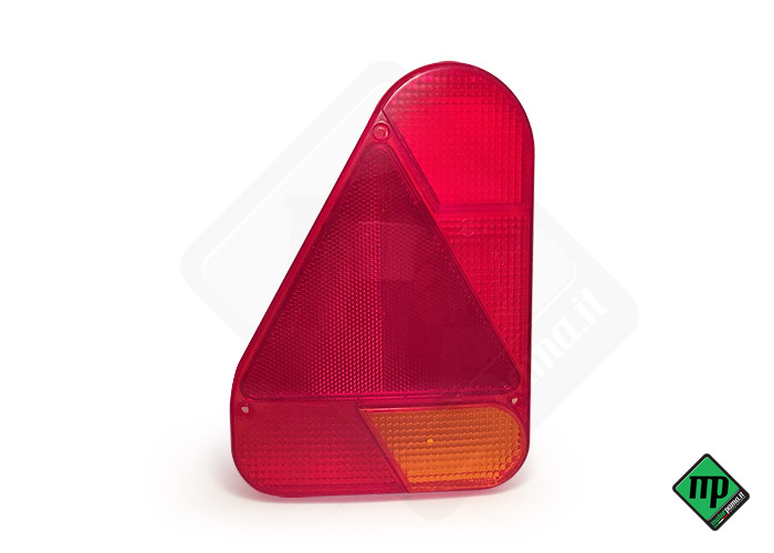 Trasparente / vetro per fanale di posizione SX verticale aj-ba con triangolo per tipo fp.72 - immagine 5