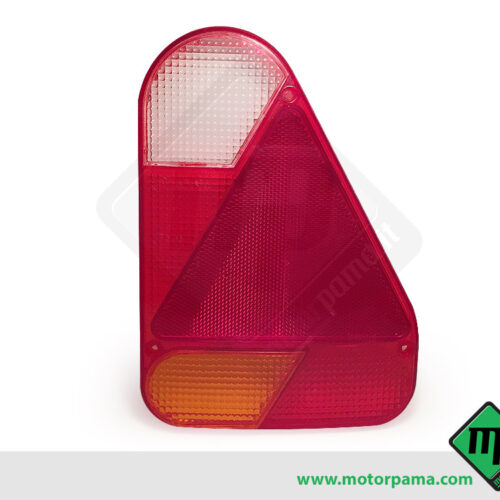 Trasparente / vetro per fanale di posizione DX verticale aj-ba con triangolo per tipo fp.72