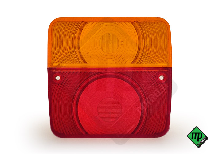 Trasparente / vetro per Fanale di posizione piccolo con luce targa (per modelli H3 - TM1) - immagine 2