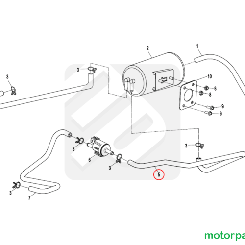 tubo vapori cf moto 9AYV-360003-5600 (2)