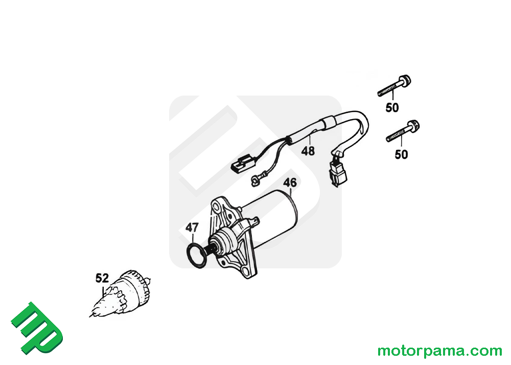 Motorino di avviamento originale Kymco - immagine 4