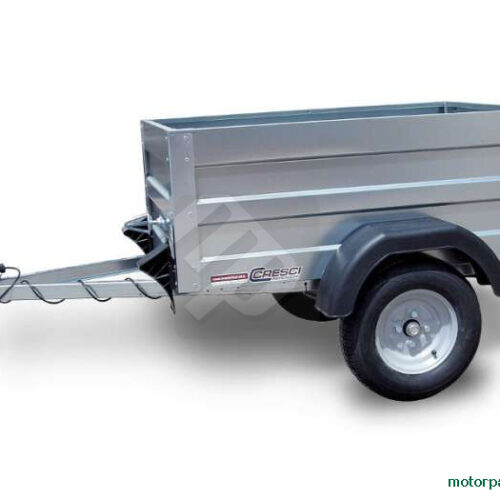 Carrello H3 senza freni con coperchio - 500 Kg