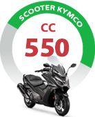 Scooter Kymco 550 cc